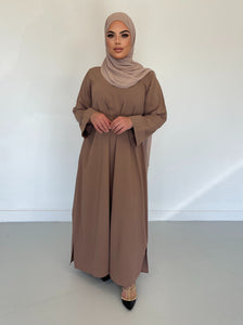 Dina Abayas U.A.E - Mocha