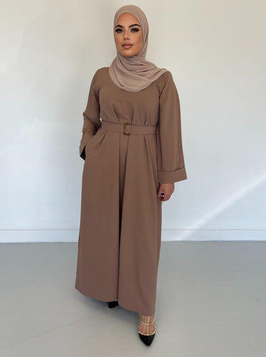 Dina Abayas U.A.E - Mocha