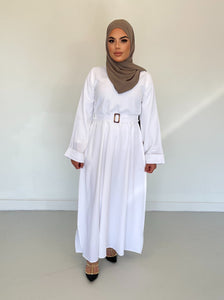 Dina Abayas U.A.E - White