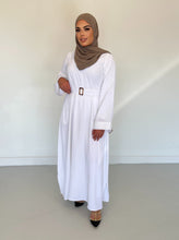 Load image into Gallery viewer, Dina Abayas U.A.E - White