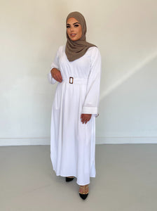 Dina Abayas U.A.E - White