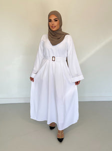 Dina Abayas U.A.E - White