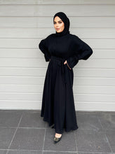 Load image into Gallery viewer, Lara Lux Abaya- Black