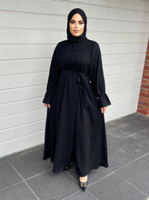 Load image into Gallery viewer, Lara Lux Abaya- Black