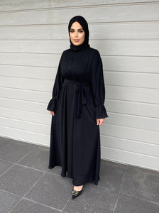 Lara Lux Abaya- Black