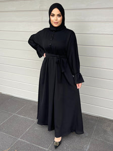 Lara Lux Abaya- Black