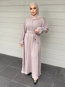 Lara Lux Abaya- Nude (U.A.E.)