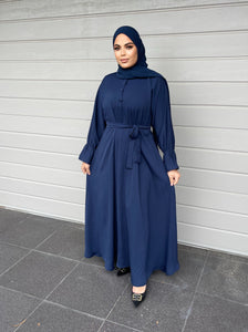 Lara Lux Abaya- Navy