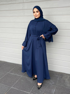 Lara Lux Abaya- Navy