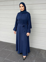 Load image into Gallery viewer, Lara Lux Abaya- Navy