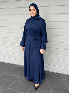 Lara Lux Abaya- Navy