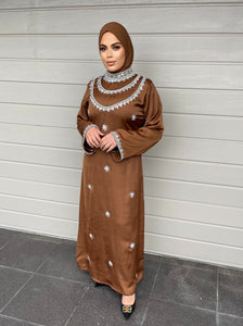 Mehr Kaftan Dress - Rust