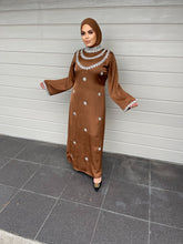 Load image into Gallery viewer, Mehr Kaftan Dress - Rust