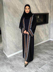 Maha Qatar Embroidered Abaya