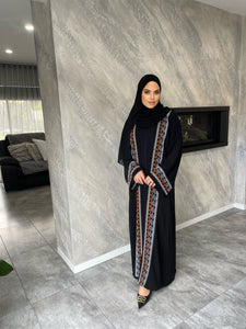 Maha Qatar Embroidered Abaya