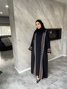 Maha Qatar Embroidered Abaya