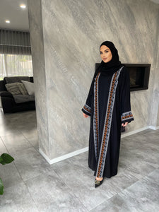 Maha Qatar Embroidered Abaya