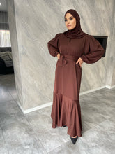 Load image into Gallery viewer, Milan Lux Dress  - Chocolate