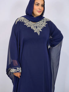 Zimal Kaftan - Navy Blue