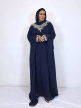 Load image into Gallery viewer, Zimal Kaftan - Navy Blue