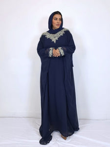 Zimal Kaftan - Navy Blue