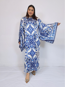 Santorini Printed Kaftan