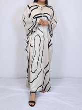 Load image into Gallery viewer, Olivia Printed Kaftan -Black