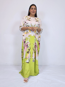 Fern Forest Printed Kaftan