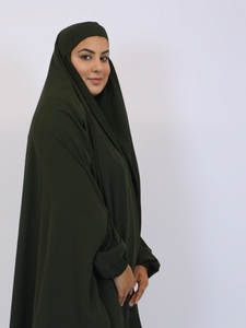 Jilbab and Abaya set- Olive Green