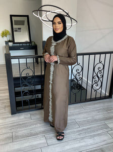 Huda Takshita Dress- Mocha