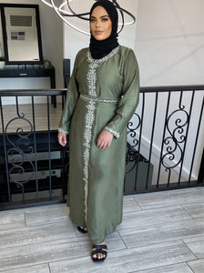 Huda Takshita Dress- Jade