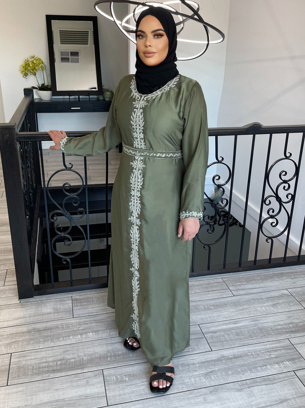 Huda Takshita Dress- Jade