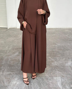 Lara Set -4 piece -Dark Brown
