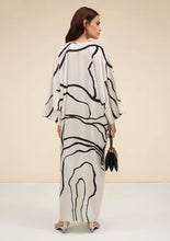 Load image into Gallery viewer, Olivia Printed Kaftan -Black