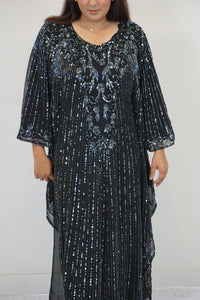 Bella Evening Kaftan -Black