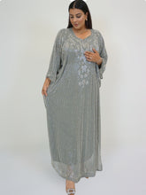 Load image into Gallery viewer, Bella Evening Kaftan -Grey