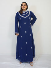 Load image into Gallery viewer, Mehr Kaftan Dress - Navy