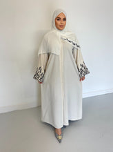 Load image into Gallery viewer, Eden Embroidered-U.A.E Abaya- Stone