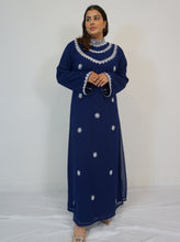 Load image into Gallery viewer, Mehr Kaftan Dress - Navy