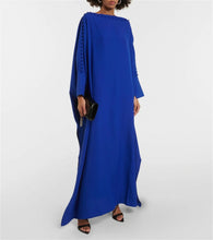 Load image into Gallery viewer, Niva Button Kaftan- Royal Blue