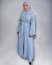 Load image into Gallery viewer, Iris Lux Abaya Dress  - Pastel Grey