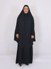 Load image into Gallery viewer, Jilbab and Abaya set- Black