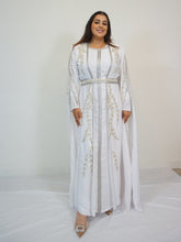 Load image into Gallery viewer, Sawa Takshita/ Kaftan set- White