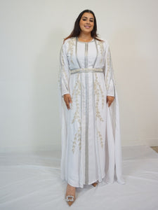 Sawa Takshita/ Kaftan set- White