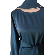 Load image into Gallery viewer, Iris Lux Abaya Dress  - Teal