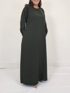 Jilbab and Abaya set- Olive Green