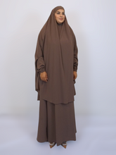 Load image into Gallery viewer, Jilbab and Abaya set- Mocha