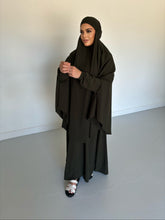 Load image into Gallery viewer, Jilbab and Abaya set- Olive Green