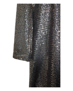 Amal Sequin Abaya - Copper on Black