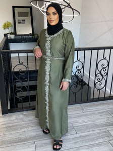 Huda Takshita Dress- Jade